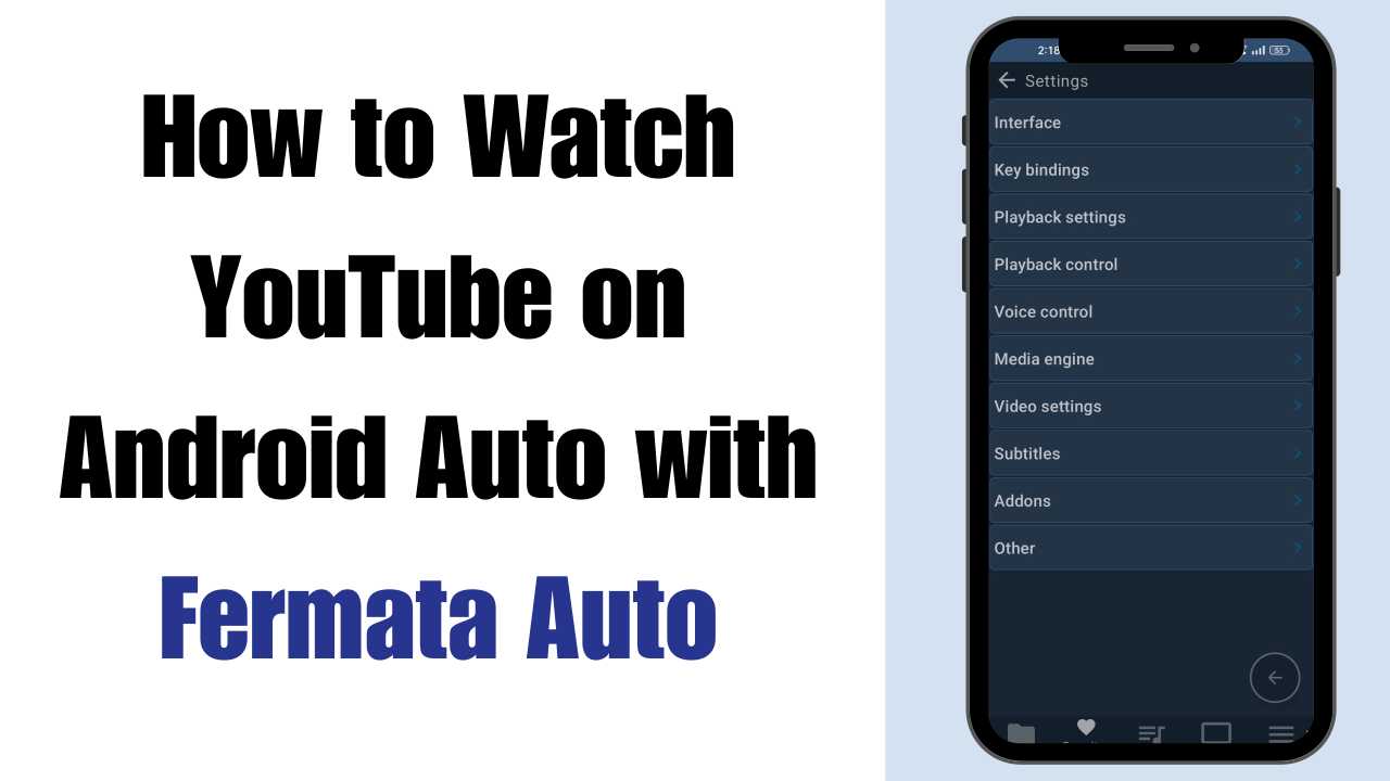 How to Watch YouTube on Android Auto with Fermata Auto